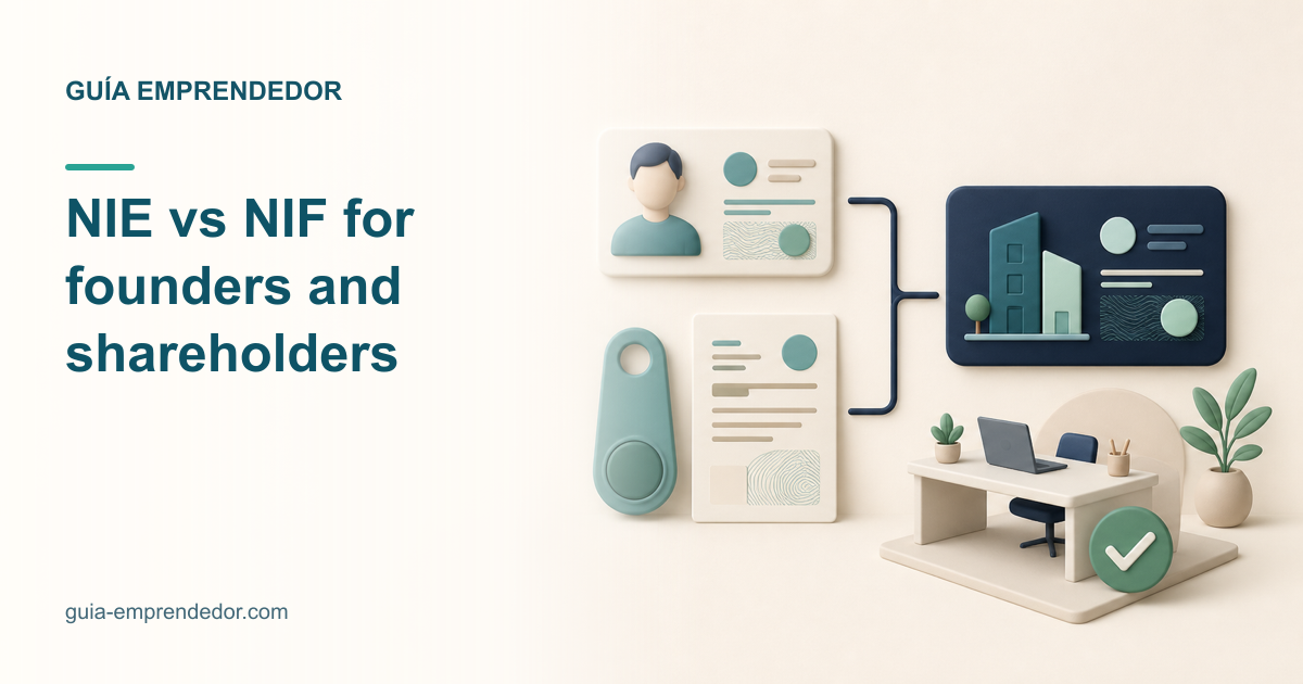 Guide to NIE and NIF identification for foreign founders and shareholders in Spain